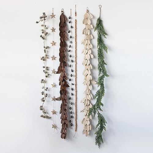 Creative Co-Op Creative Co-Op 72 Inch L Faux Cedar Garland Green for Home Decor and Holiday Decorations - View 5 of 8