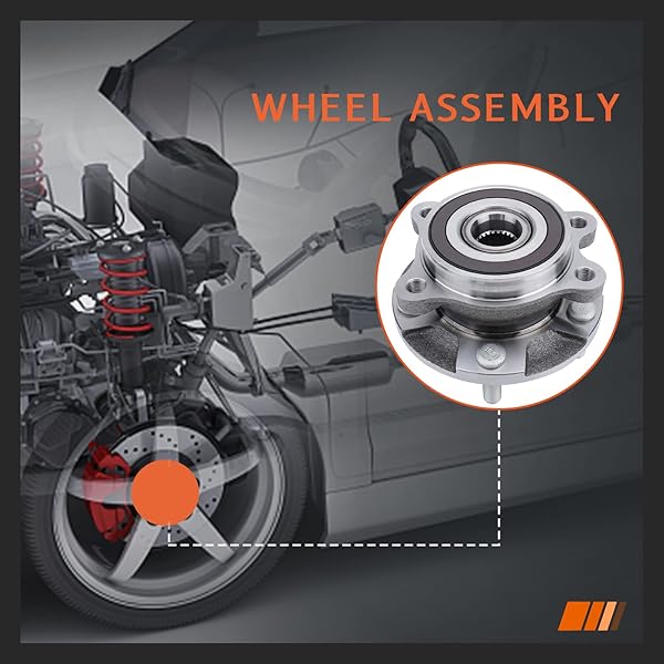 DRIVESTAR DRIVESTAR 513257 Front Wheel Hub and Bearing Assembly for Toyota RAV4 Prius V Lexus HS250h Scion xB tC with ABS 2006-2016 - View 6 of 6