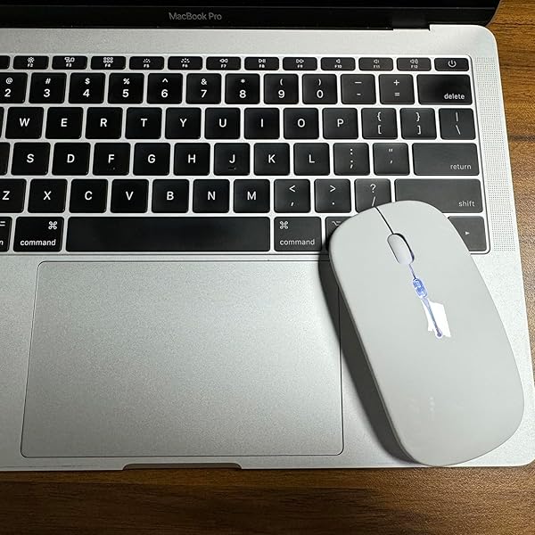PEIBO PEIBO Bluetooth Wireless Mouse for Mac, PC & Chromebook - Sleek White Design for Laptops & Desktops - View 4 of 9