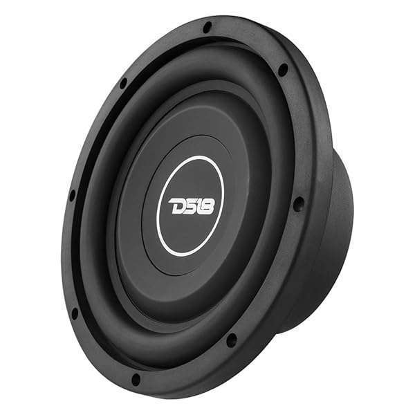 DS18 "DS18 SRW8.4 8" Shallow Car Subwoofer - 300W, 4-Ohm Single Voice Coil for Powerful Bass" - View 5 of 11