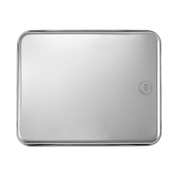 QWORK QWORK Stainless Steel Surgical Tray for Medical Instruments and Tattoo Supplies 12 3/16 x 9 7/16 x 1 inch 1 Pack - View 6 of 8