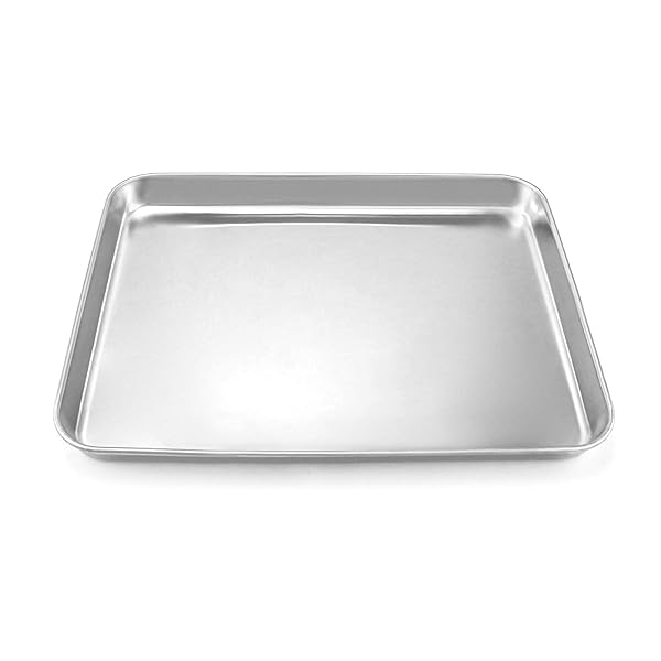 QWORK QWORK Stainless Steel Surgical Tray for Medical Instruments and Tattoo Supplies 12 3/16 x 9 7/16 x 1 inch 1 Pack - View 2 of 8