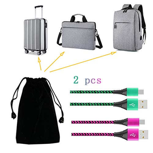 RAEWSTCO RAEWSTCO 2-Pack USB Type C Cable 3A 5A Ultra Fast Charging Premium Nylon Braided Aluminum Case 6FT 6FT - View 7 of 7