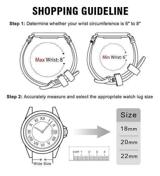 Ritche Ritche Quick Release Leather Watch Band 20mm - Genuine Coffee/Silver Strap for Men & Women - View 8 of 8