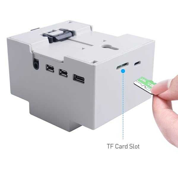 GeeekPi GeeekPi Raspberry Pi 4 DIN Rail Case with Fan Modular Box and Heatsinks for Raspberry Pi 4 Model B - View 7 of 10