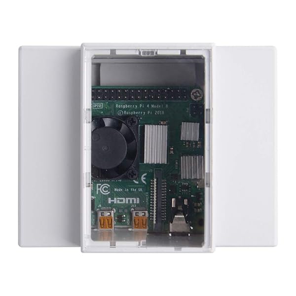 GeeekPi GeeekPi Raspberry Pi 4 DIN Rail Case with Fan Modular Box and Heatsinks for Raspberry Pi 4 Model B - View 9 of 10