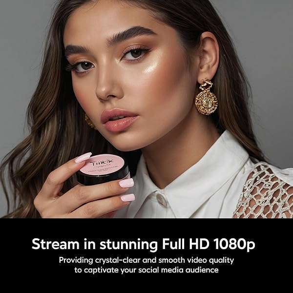 AVerMedia AVerMedia PW315 Full HD Webcam: 1080p 60fps for Streaming, Video Calls & Content Creation - TAA/NDAA Compliant - View 5 of 11