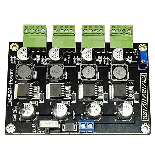 Taidacent Taidacent LM2596 DC DC Converter Adjustable Output Power Supply Module for 3.3V 5V 12V Step Down Switching Power Supply - View 4 of 6