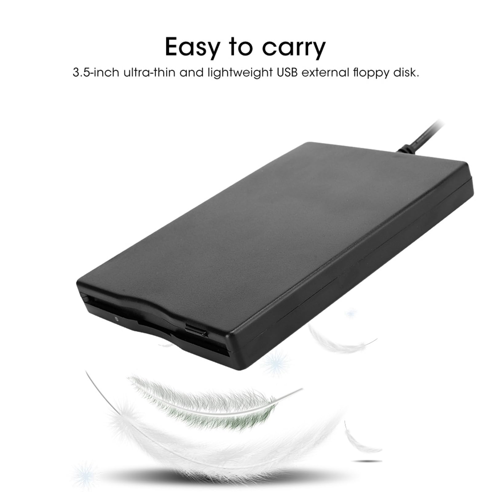 Zopsc-1 Portable Ultra Slim External Floppy Disk USB Drive 3.5 Inch Card Reader for Computer Accessory Removable Storage - View 4 of 9