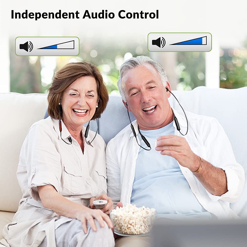 Avantree Avantree HT41866 Wireless Earbuds for TV: 20Hrs Neckband, Bluetooth Transmitter, No Audio Delay & Individual Volume Control - View 4 of 7