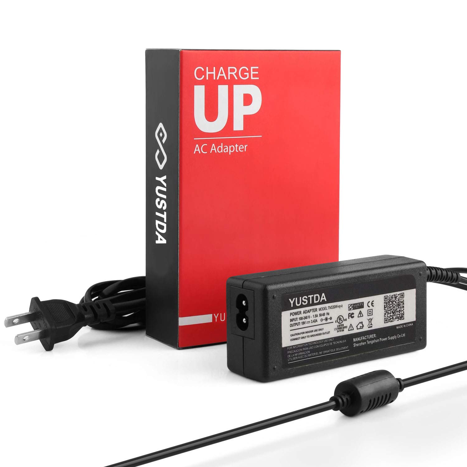 YUSTDA Yustda AC DC Adapter for Canon PIXMA TR150 Wireless Printer Power Supply Cord Charger Mains PSU - View 4 of 4