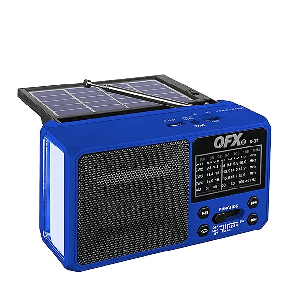 QFX QFX R-37-BL 6-Band Bluetooth Solar Radio & LED Flashlight - 2021 Model Review - View 2 of 8