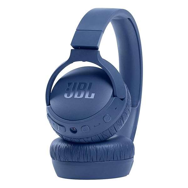 JBL JBL Tune 660NC: Best Wireless On-Ear Headphones with Active Noise Cancellation in Blue - View 3 of 9