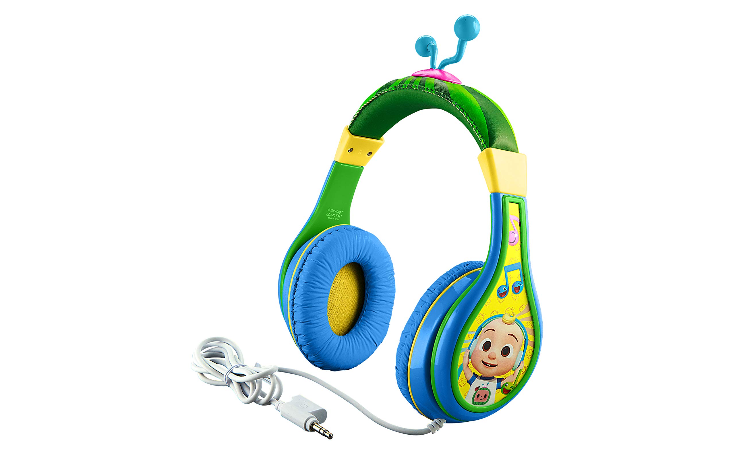 eKids Cocomelon Toddler Headphones Wired for Kids Perfect for School Home Travel with Share Port Ideal for Cocomelon Fans - View 2 of 9