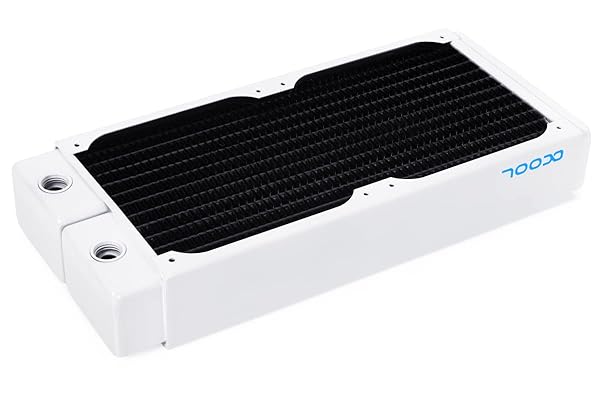 Alphacool Alphacool 18647 NexXxoS XT45 240mm Full Copper Radiator V.2 - White Special Edition for Optimal Cooling - View 4 of 9