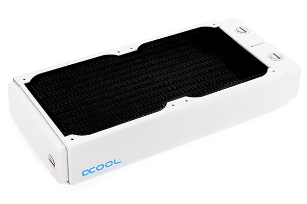 Alphacool Alphacool 18647 NexXxoS XT45 240mm Full Copper Radiator V.2 - White Special Edition for Optimal Cooling - View 5 of 9