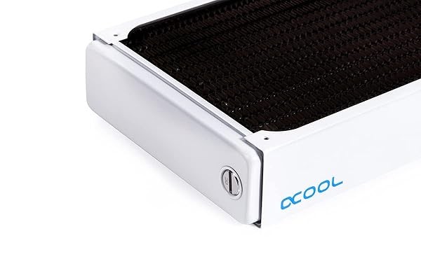 Alphacool Alphacool 18647 NexXxoS XT45 240mm Full Copper Radiator V.2 - White Special Edition for Optimal Cooling - View 8 of 9