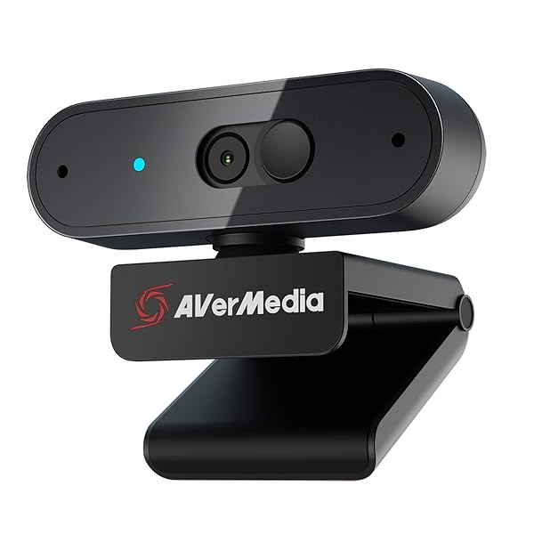 AVerMedia AVerMedia PW310P Webcam: 1080p Video, Autofocus, Plug & Play for Zoom, Skype, Teams - Perfect for Streaming & Recording - View 2 of 10