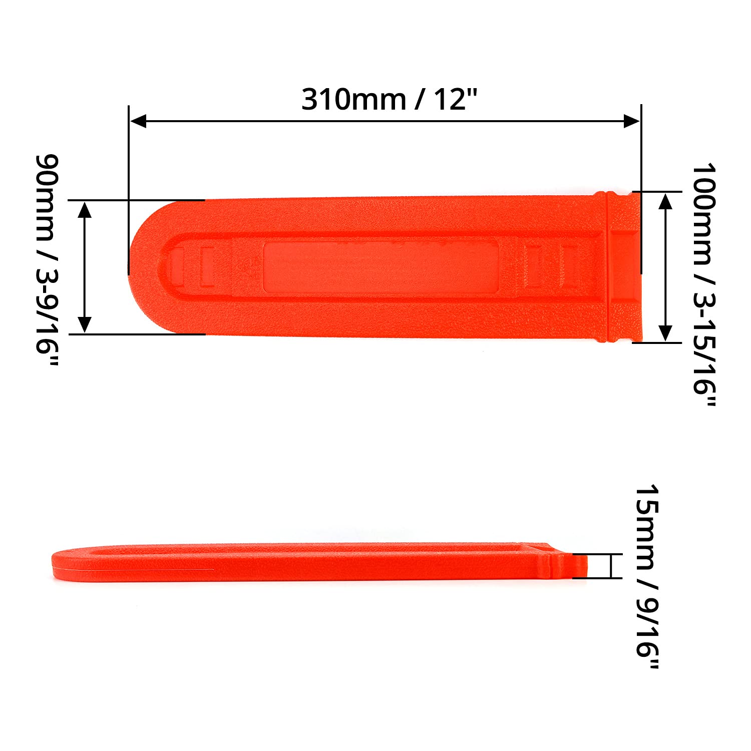 QWORK QWORK 12 Inch Chainsaw Chain Cover Durable Scabbard for Chain Saw Bar Protection - View 6 of 7