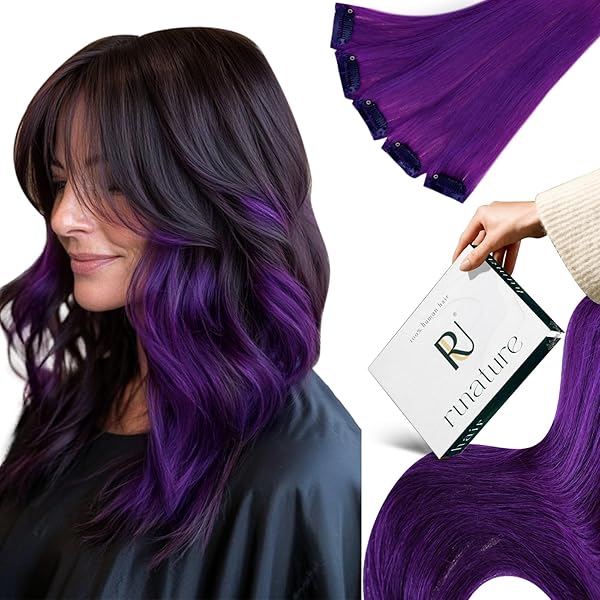 RUNATURE RUNATURE 12 Inch 70g Hidden Crown Extensions Human Hair Invisible Wire Off Black Hairpiece - View 2 of 9