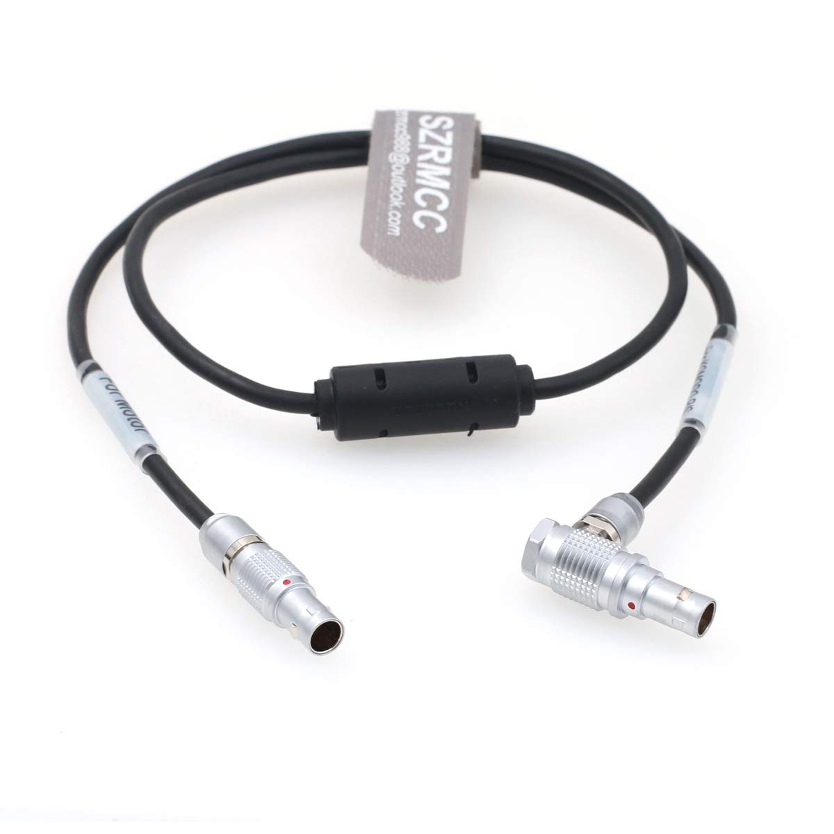 SZRMCC Nucleus M Focus Motor Run Stop Power Cable Tilta 7 Pin to Right Angle 9 Pin for RED Komodo 6K V-Raptor 8K XL Camera