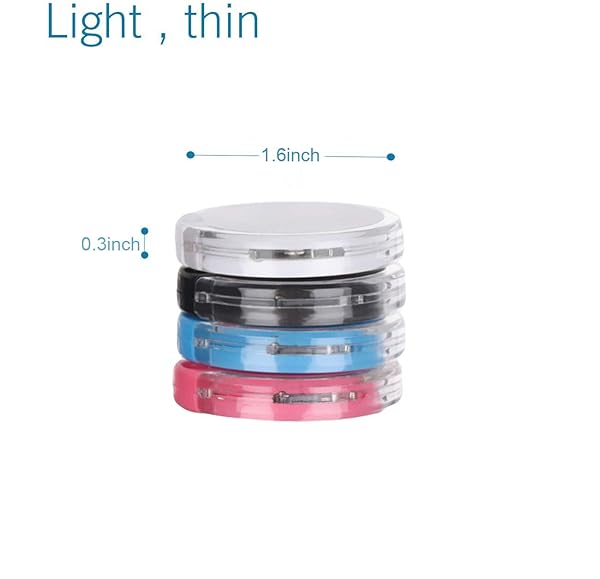 Wisazly 4 Pack Smart Key Finder: GPS Tracker for Kids, Pets & Luggage - Anti-Lost Alarm & Selfie Control for iOS/Android - View 4 of 8