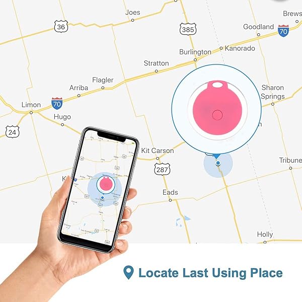 Wisazly 4 Pack Smart Key Finder: GPS Tracker for Kids, Pets & Luggage - Anti-Lost Alarm & Selfie Control for iOS/Android - View 6 of 8