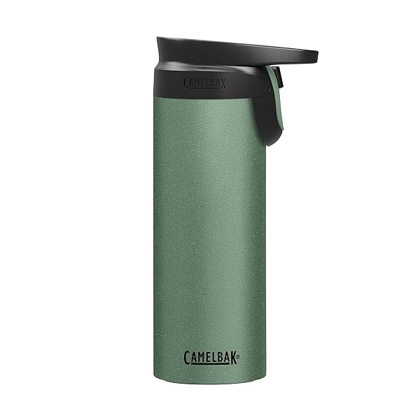 CamelBak Forge Flow 16oz Travel Mug: Insulated Stainless Steel, Non-Slip Base & One-Handed Operation - Perfect for Coffee Lovers!