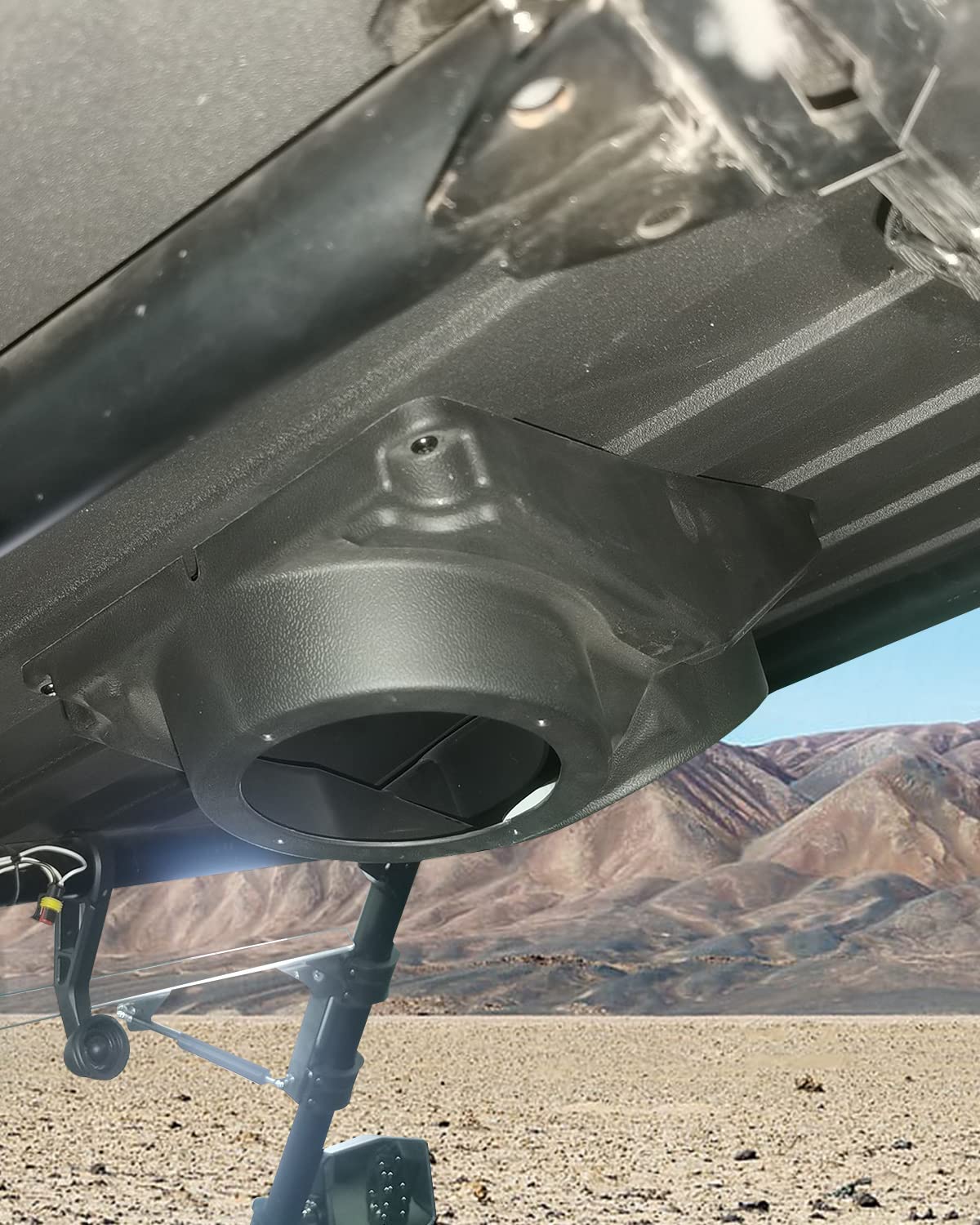 UTV PRO RZR Overhead Speaker Pods Enclosure Waterproof 6.5 Inch Roof Mount for Polaris RZR Can Am X3 Universal Speaker Mount Box - View 8 of 9