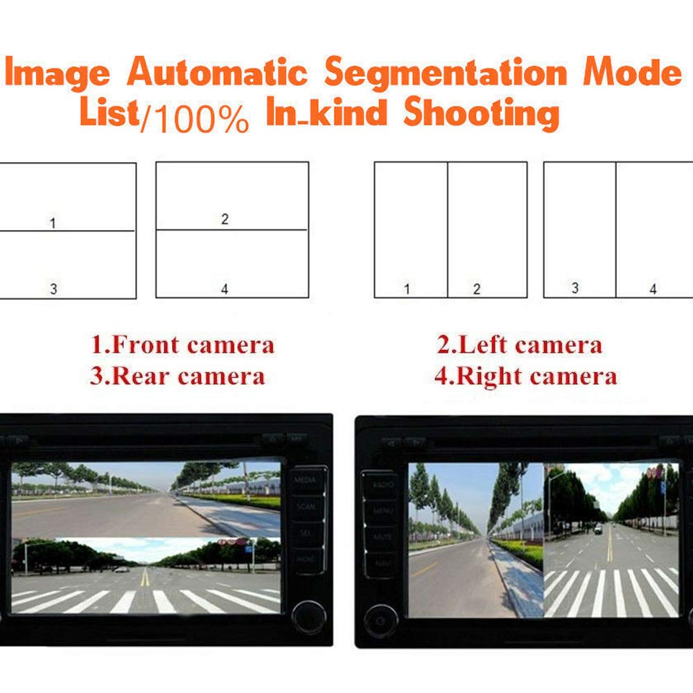 SaiDian SaiDian 1Pcs Video Quad Splitter 4Way Mini Processor Multiplexer Switcher for CCTV Security Camera - View 5 of 6