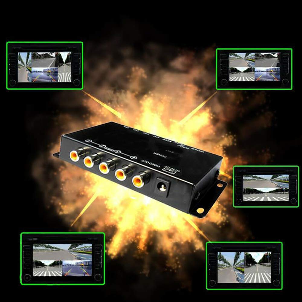 SaiDian SaiDian 1Pcs Video Quad Splitter 4Way Mini Processor Multiplexer Switcher for CCTV Security Camera - View 6 of 6