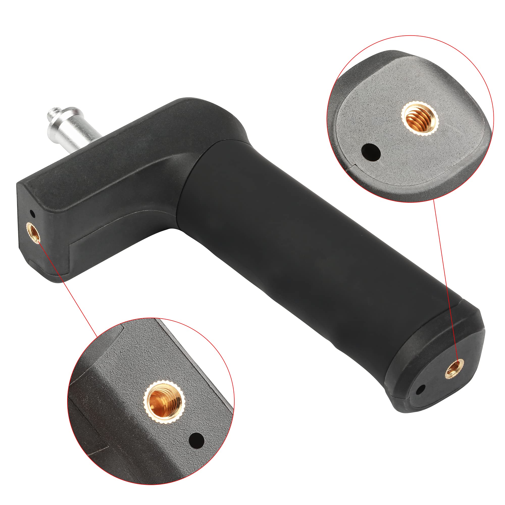 LED Video Light Handle Grip Support Mount for Ninja 200 300 Universal Ergonomic DSLR Camcorder Stabilizer Handheld Grip - View 3 of 4