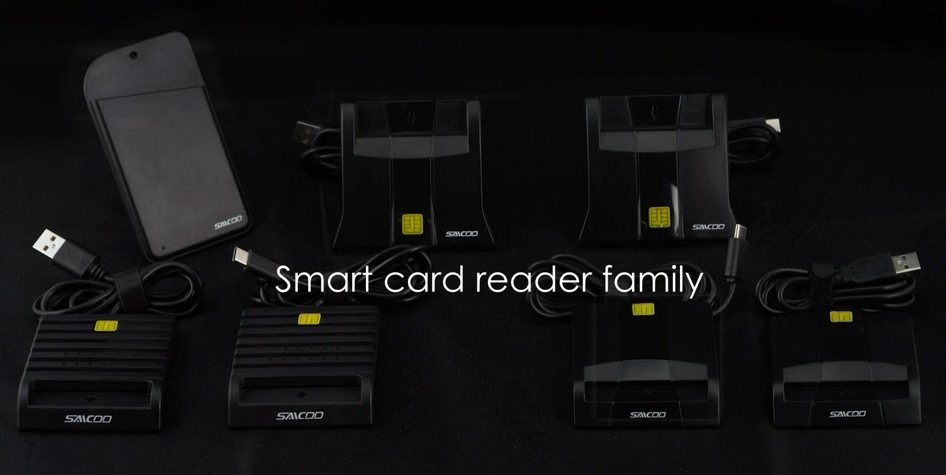 saicoo Saicoo DOD Military USB Common Access CAC Smart Card Reader for Mac OS and Windows VA PIV Card Compatible - View 5 of 5