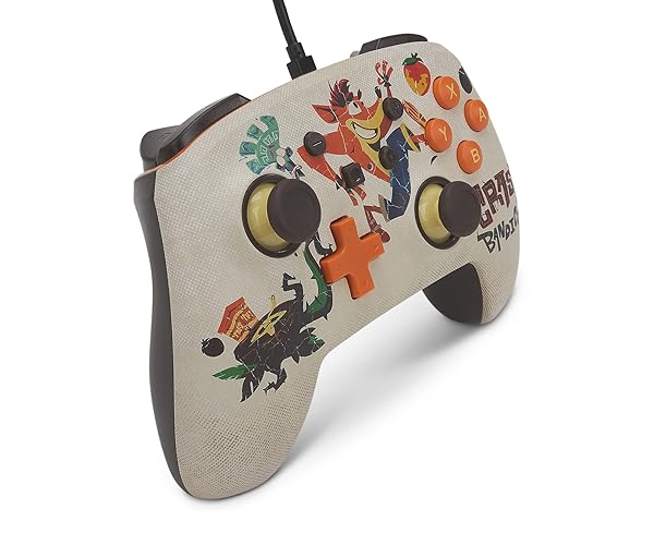 PowerA PowerA Enhanced Wired Controller for Nintendo Switch Quantum Crash for Ultimate Gaming Experience - View 3 of 10