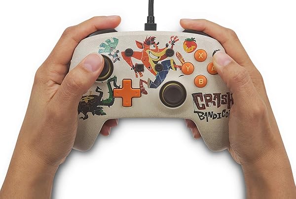 PowerA PowerA Enhanced Wired Controller for Nintendo Switch Quantum Crash for Ultimate Gaming Experience - View 10 of 10