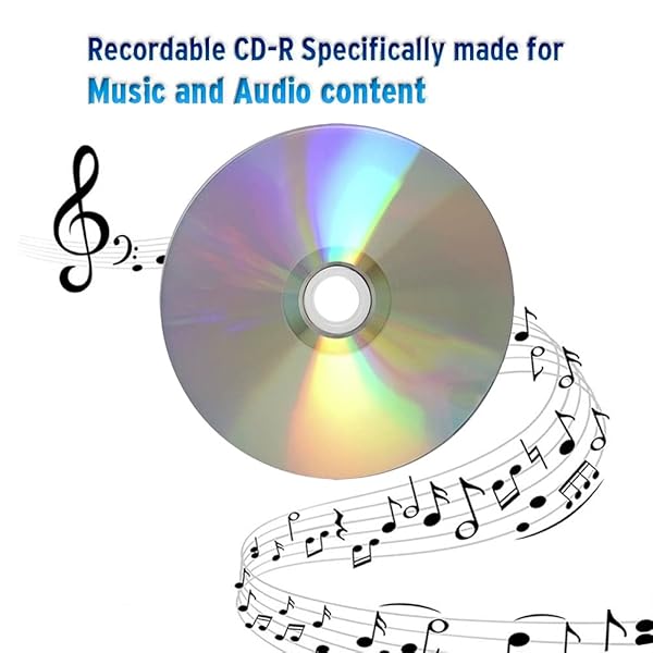 Vinpower Digital Vinpower Digital Blue AZO CD-R 700MB 52X - 100 Pack Shiny Silver Recordable Discs for High-Quality Storage - View 5 of 10