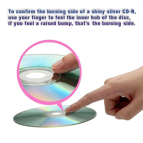 Vinpower Digital Vinpower Digital Blue AZO CD-R 700MB 52X - 100 Pack Shiny Silver Recordable Discs for High-Quality Storage - View 10 of 10