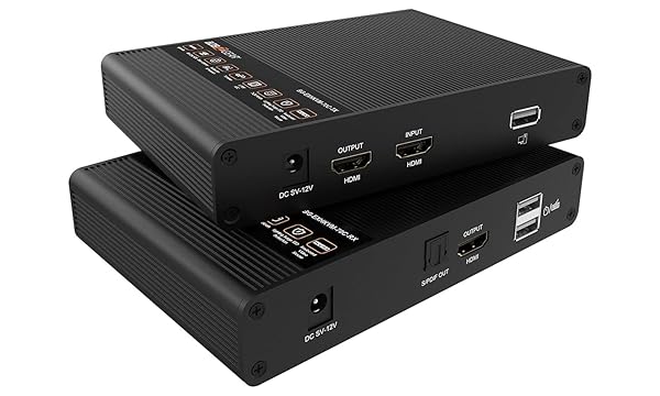 BZB GEAR Buy BZBGEAR 4K UHD HDMI & KVM Extender - Zero Latency, 230ft, HDR & ARC Support - BG-EXHKVM-70C