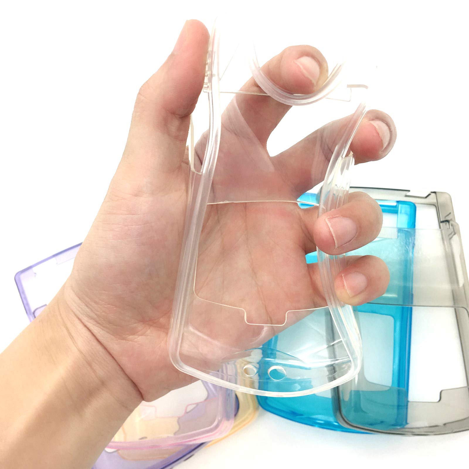 Ambertown Crystal Shell Soft TPU Case for GBC Gameboy Color Console Protective Cover Clear - View 4 of 4