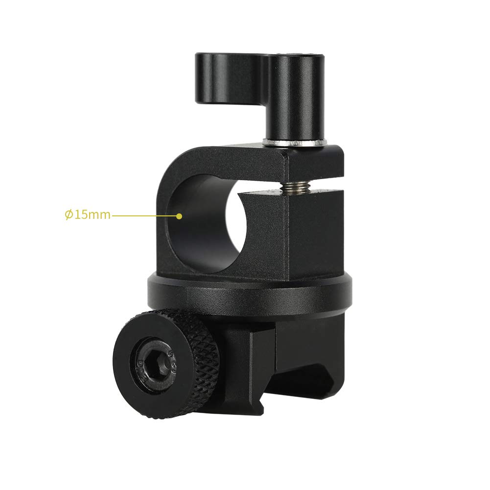 NICEYRIG NICEYRIG Quick Release NATO Lock Clamp for 15mm Rod Rail DSLR Camera Rig Follow Focus Microphone Monitor 427 - View 4 of 7