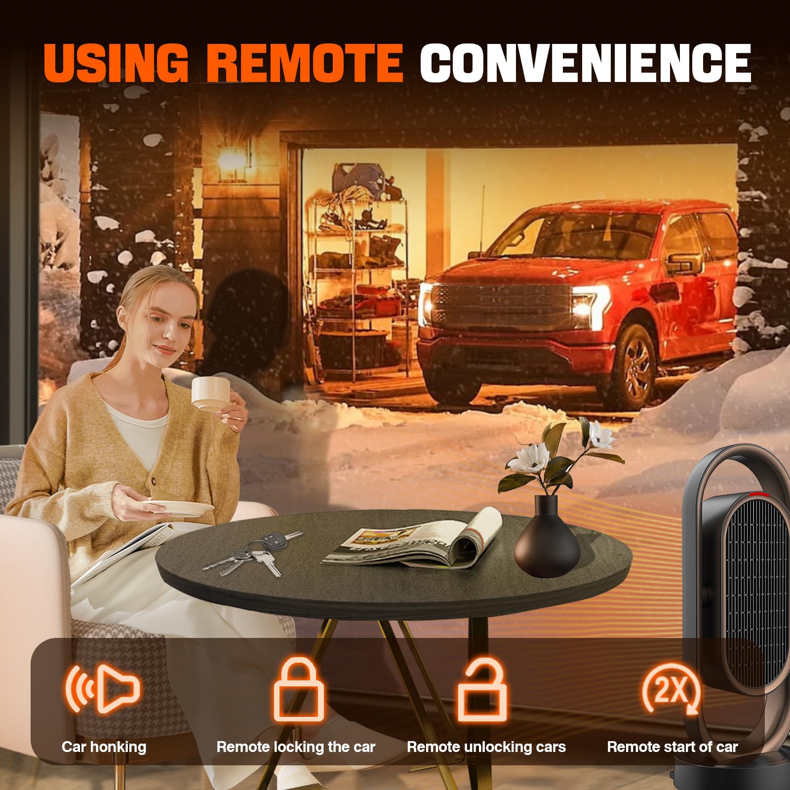 WEILEITE WEILEITE BC3Z-19G364-A Remote Start System Kit for Ford F150 2011-2014 F250 F350 F450 F550 Super Duty 2011-2016 Replace BC3Z19G364A - View 2 of 7