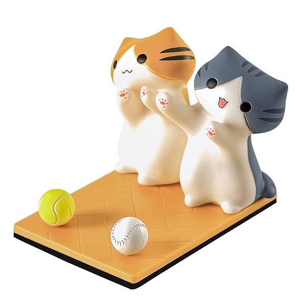 Auhafaly Adorable Auhafaly Cat Smartphone Stand - Cute Cartoon Animal Phone Holder for Anime Lovers