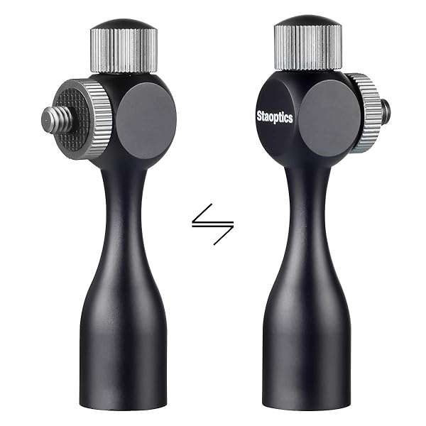 Staoptics "Staoptics Binocular Tripod Adapter - Quick Release 1/4-20" for 8x32 to 25x70 Binoculars | Detachable Mount" - View 6 of 10