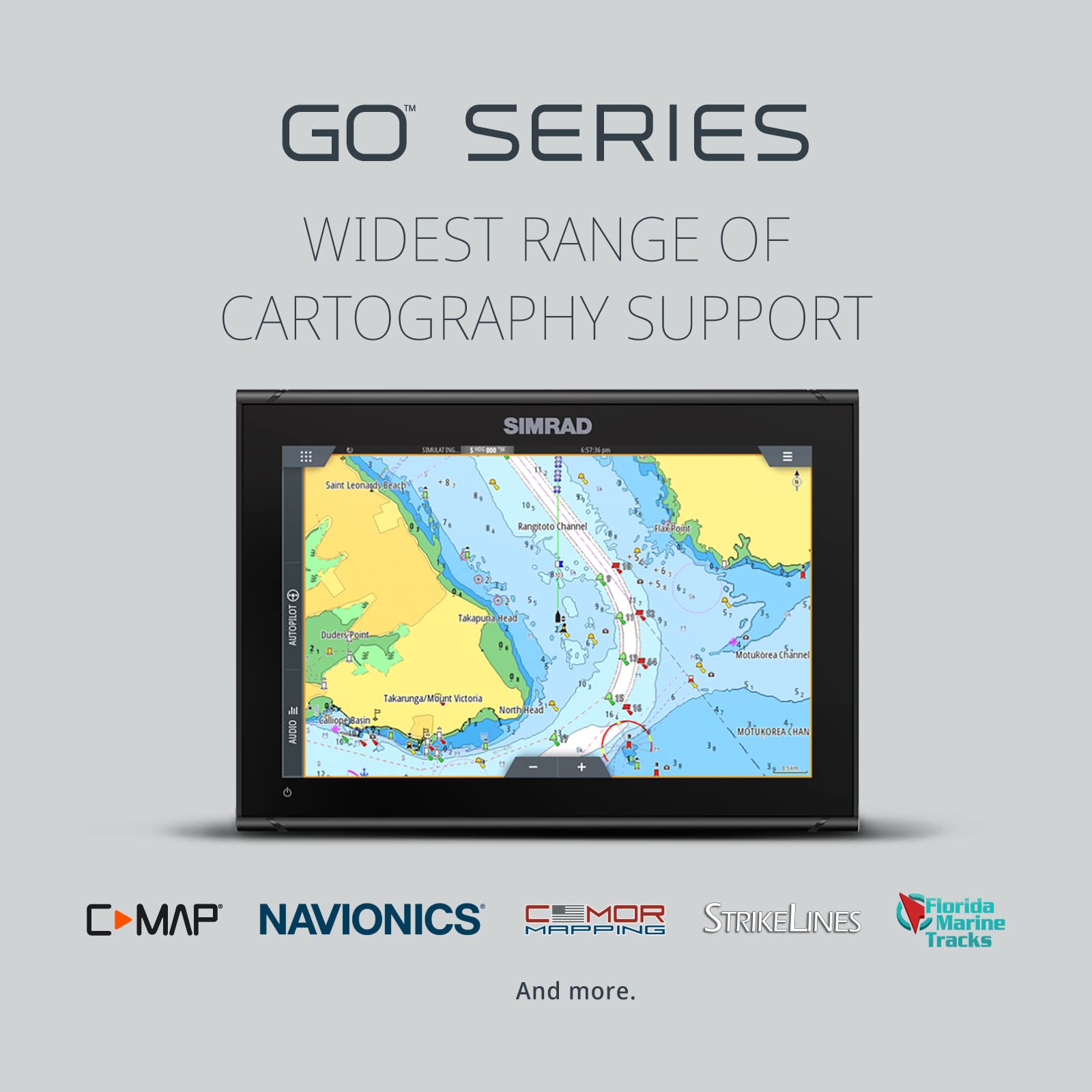 Simrad Simrad GO7 XSR 7 Inch Chartplotter with Active Imaging 3 in 1 Transducer and C-MAP Discover Chart Card - View 2 of 5