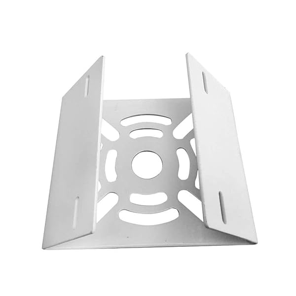 Fox Baby Fox Baby Universal Vertical Pole Mounting Bracket for CCTV Security Camera PTZ Dome 2 Pcs Wall Mounting Loop Bracket with 8 Loops - View 4 of 8