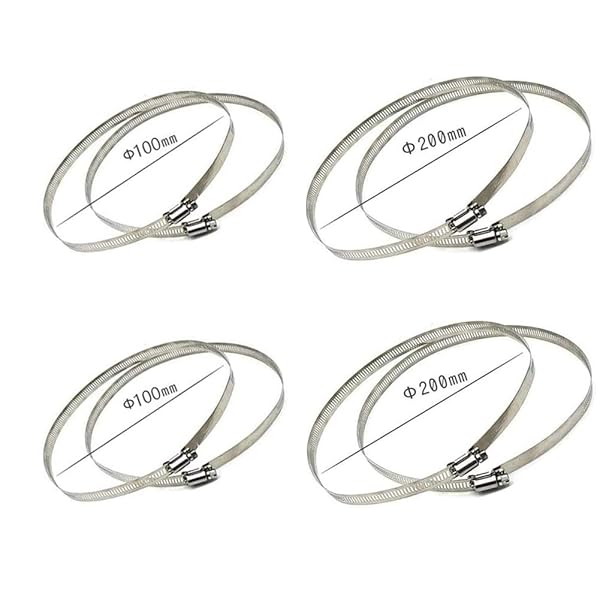 Fox Baby Fox Baby Universal Vertical Pole Mounting Bracket for CCTV Security Camera PTZ Dome 2 Pcs Wall Mounting Loop Bracket with 8 Loops - View 5 of 8