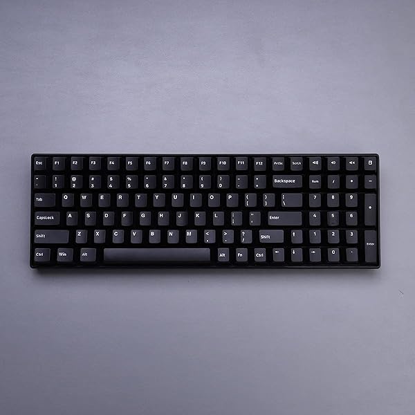 Gliging Black Keycaps 139 Keys PBT Cherry Profile Double Shot White On Black for Filco Cherry Ducky iKBC Mechanical Gaming Keyboard - View 6 of 9