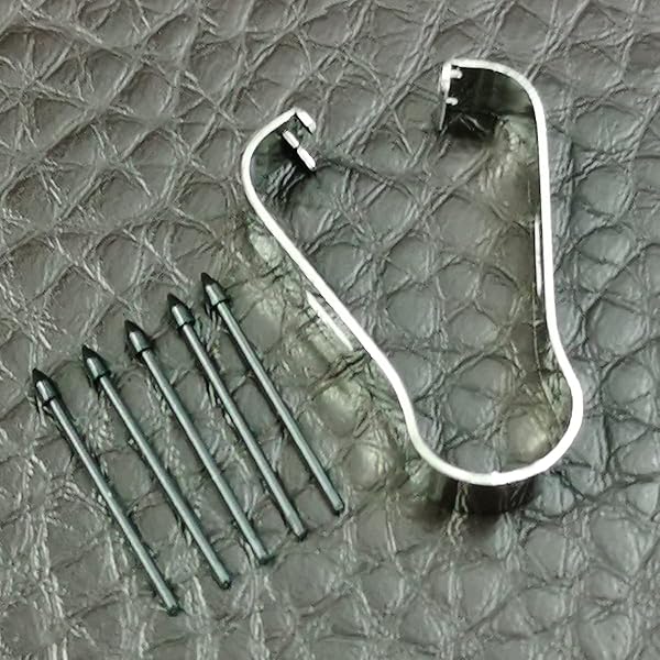 Bestdealing 5-Piece Replacement Stylus Tips for Galaxy S21 Ultra, S22 Ultra, Tab S7 FE & More - Includes Tweezer (Black) - View 5 of 7