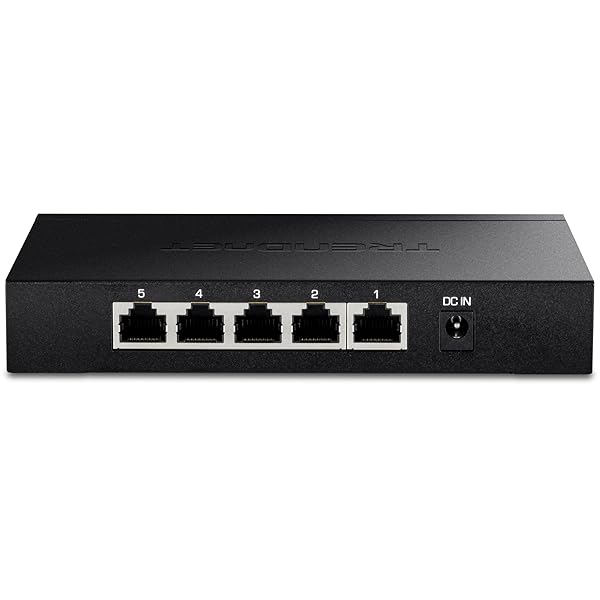 TRENDnet TRENDnet 5-Port 2.5G Gaming Switch: Fast, Fanless, Wall-Mountable, 25Gbps, Backward Compatible - TEG-S350 - View 2 of 8
