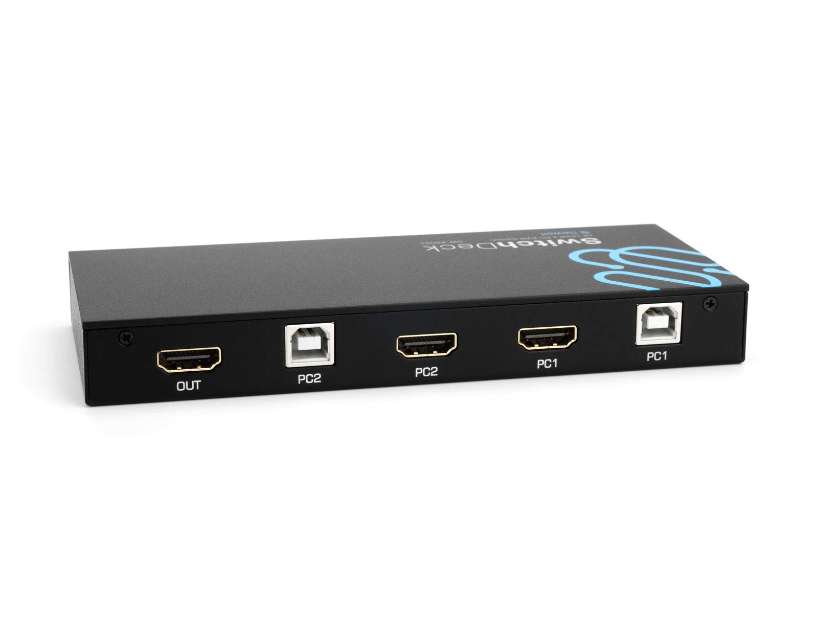 Sewell SwitchDeck 4K HDMI KVM Switch by Sewell Easily Switch Between Two PCs Macs Gaming Consoles SW33054 - View 2 of 4